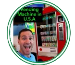 Vending machine in USA